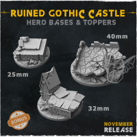 Ruined Gothic Castle Hero Bases